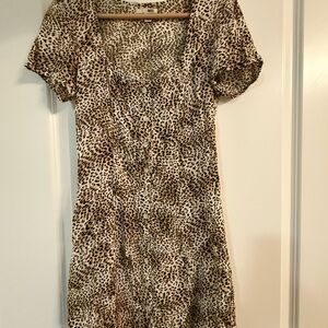 Leopard Print Women's Dress